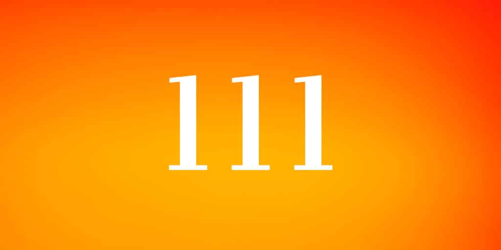 111 Angel Number