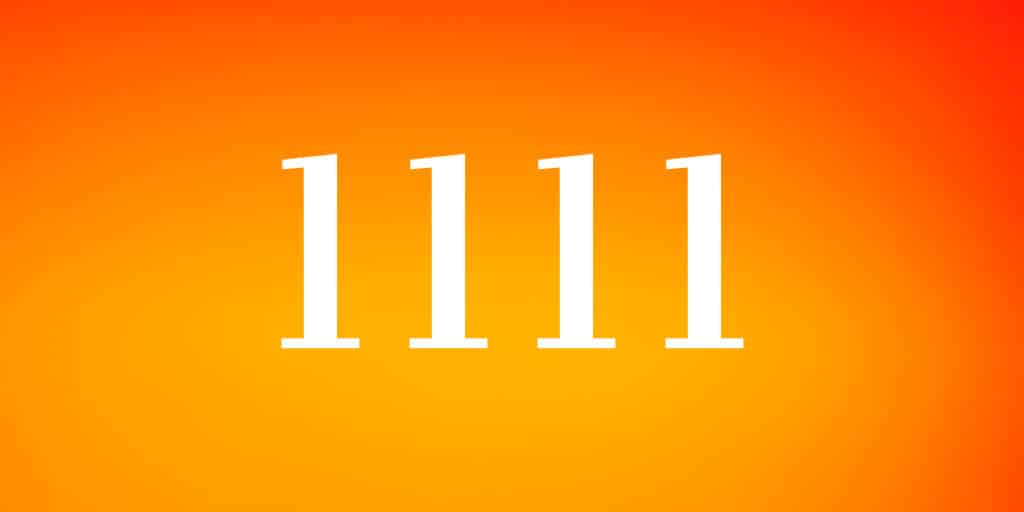 1111 Angel Number