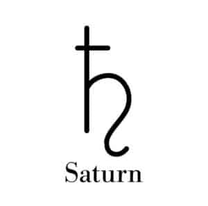 Saturn symbol