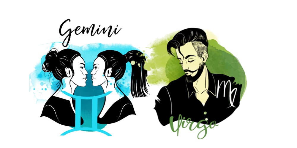 Mujer Géminis y Hombre Virgo