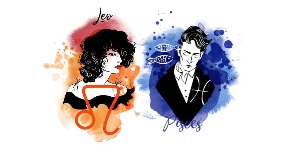 Leo Woman and Pisces Man