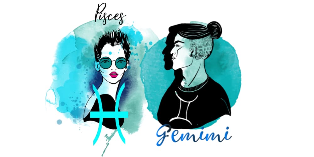 Navigating the Cosmic Tides Pisces Woman and Gemini Man Compatibility ...