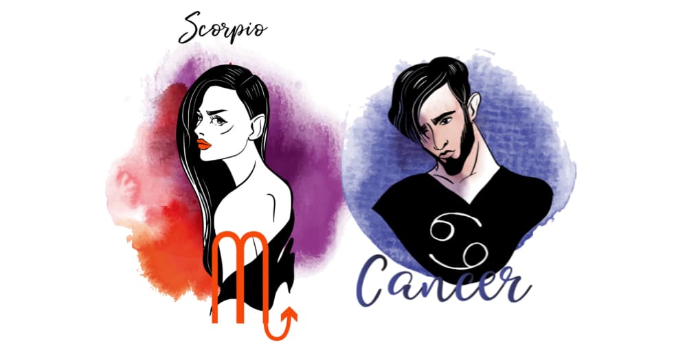 Femme Scorpion et Homme Cancer