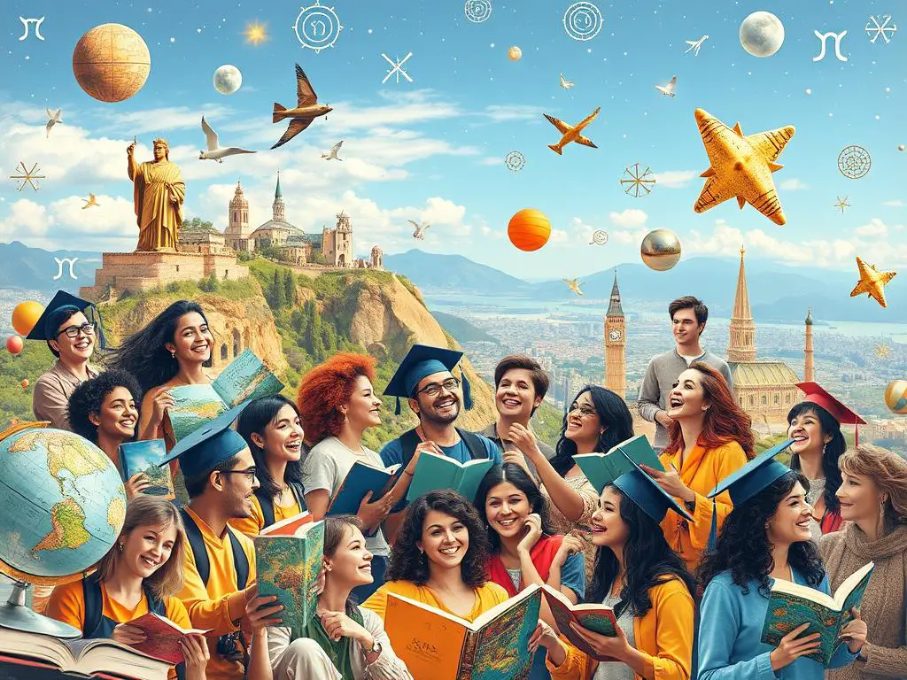 9th House in astrology focusing on higher education and travel