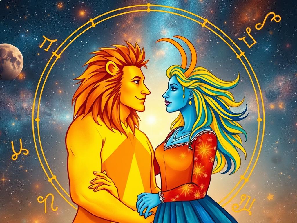 Compatibilidad amorosa entre Leo y Acuario