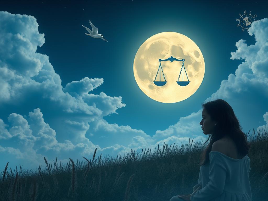 Placement de la lune en Balance