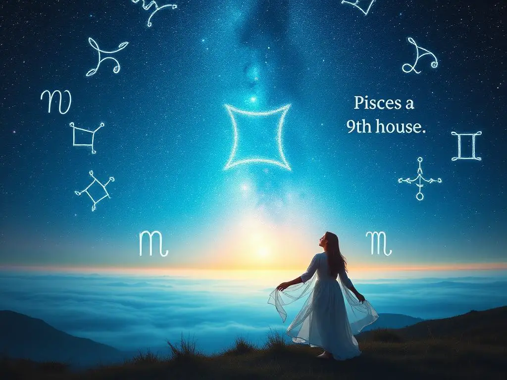 Midheaven in Pisces in ninth house meaning