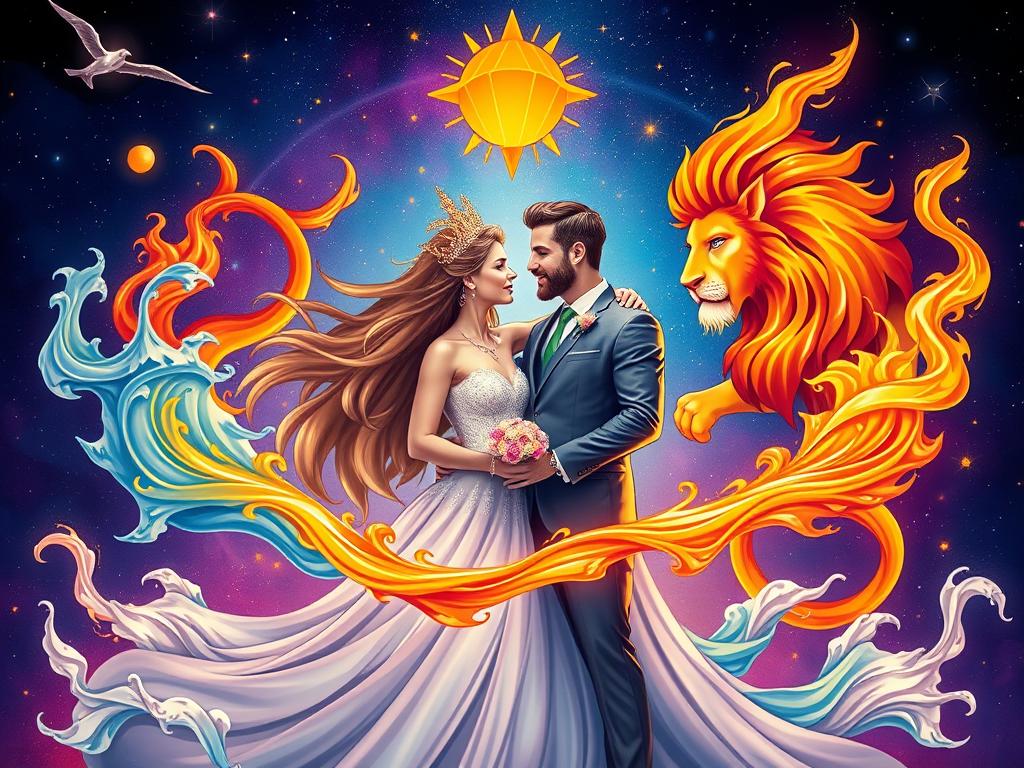 aquarius and leo marriage