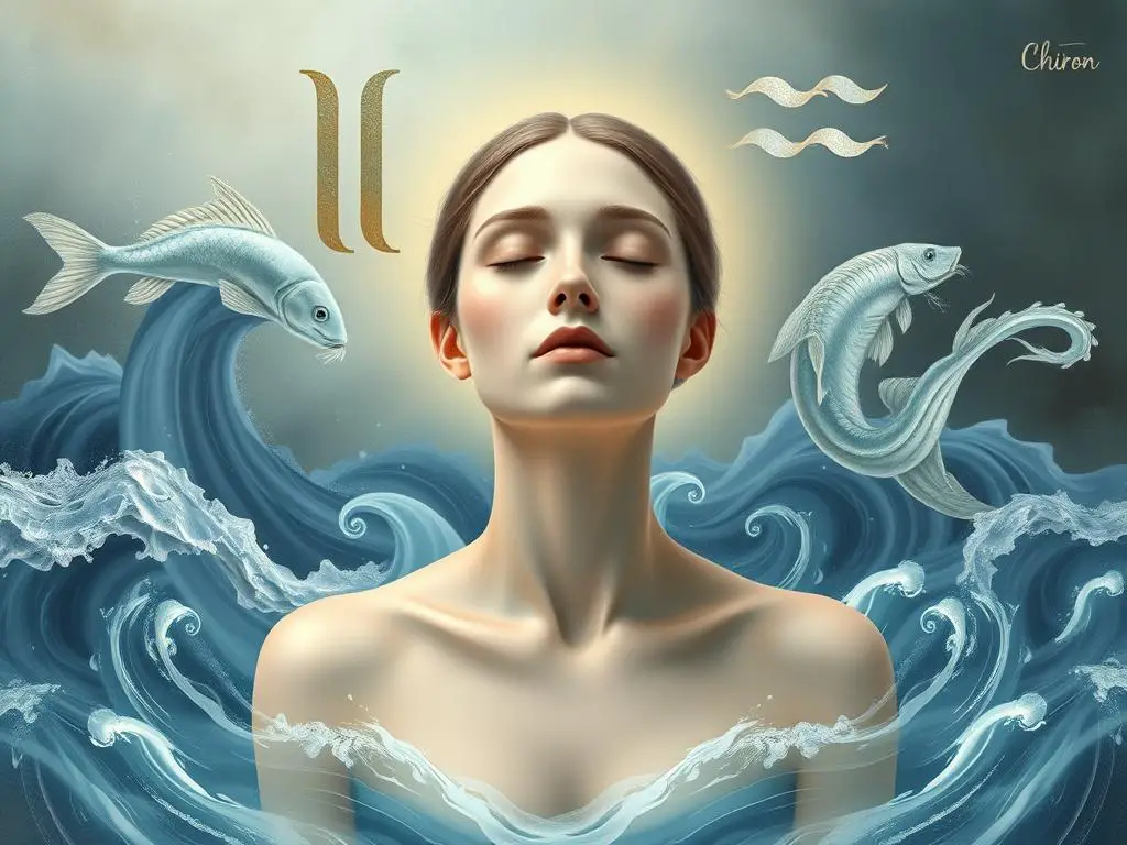 Chiron in Pisces in the 1st House: Self-Worth and Healing Sensitivity