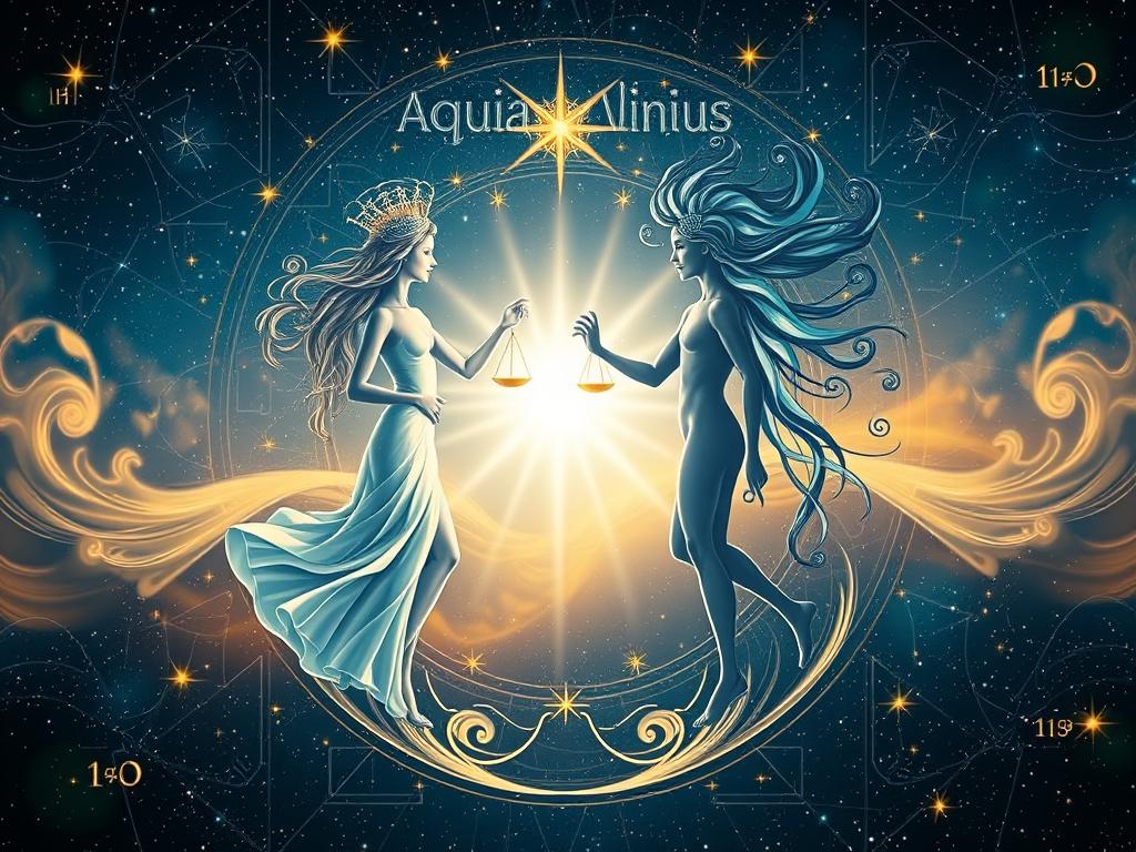 intellectual bond between Libra and Aquarius