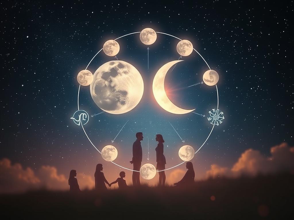 nodos lunares na astrologia