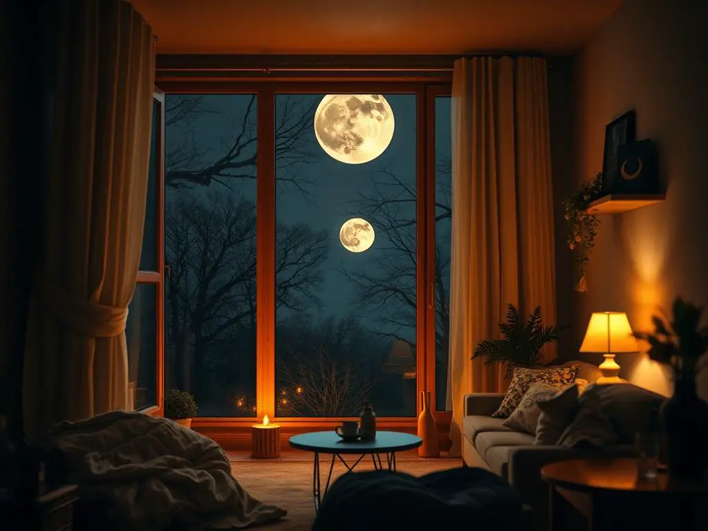 Lune en Balance dans la 4ème maison