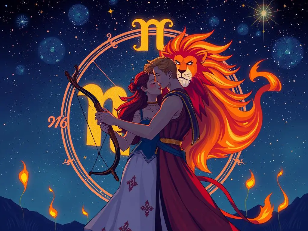 sagittarius leo emotional connection