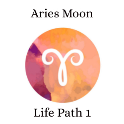 Aries Moon with Life Path 1