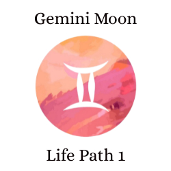 Gemini Moon with Life Path 1