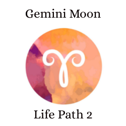 Gemini Moon with Life Path 2