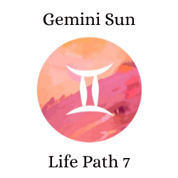 Gemini Sun with Life Path 7