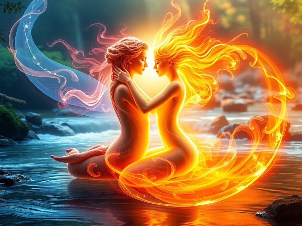 Twin flame energy blockages removal