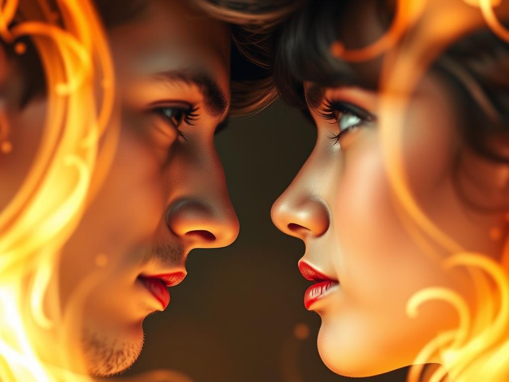 Twin flame eye contact intensity meaning