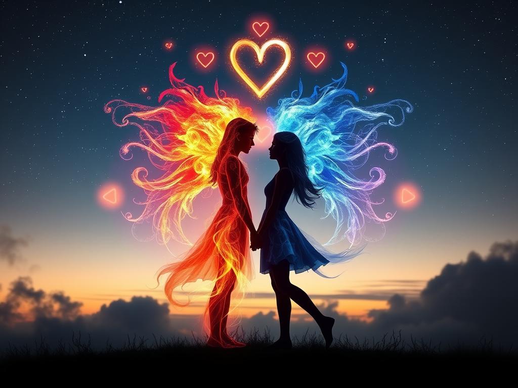 Twin flame soul recognition moments